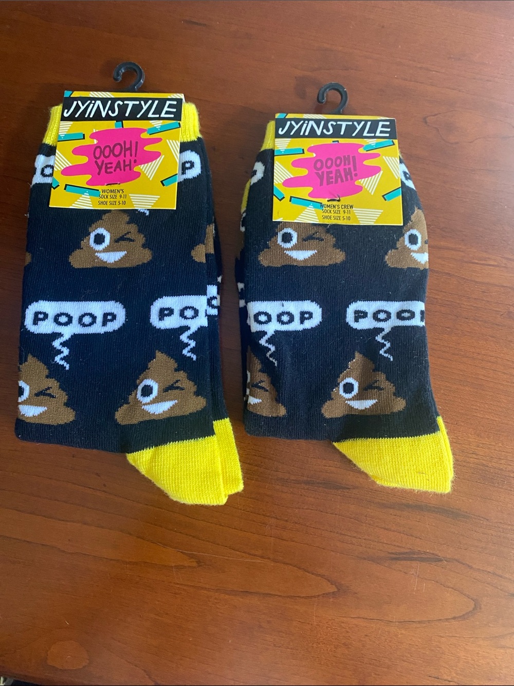 Poop Emoji Socks. 2 pair